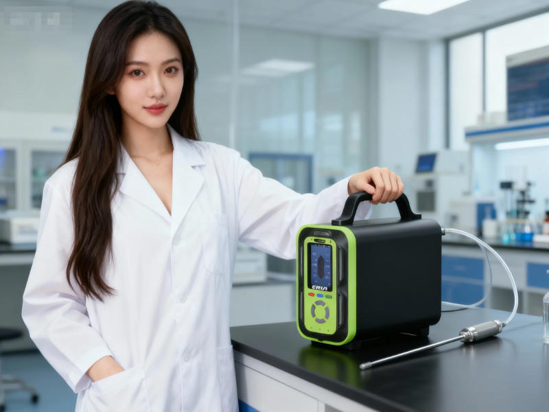 科研实验室正在使用红外二氧化碳检测仪 科研实验室正在使用红外二氧化碳检测仪